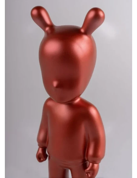 Lladró - The Metallic Red Guest Sculpture - Metallic Red / White