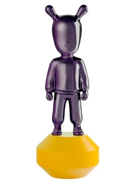 Lladró - The Guest Little Sculpture - Purple on Yellow