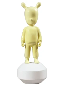 Lladró - The Yellow Guest Sculpture - Yellow / White
