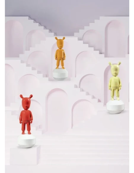 Lladró - Scultura The Yellow Guest - Giallo / Bianco