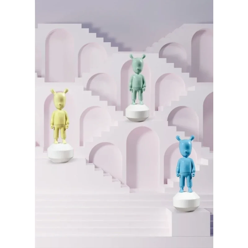 Lladró - Scultura The Green Guest - Verde / Bianco