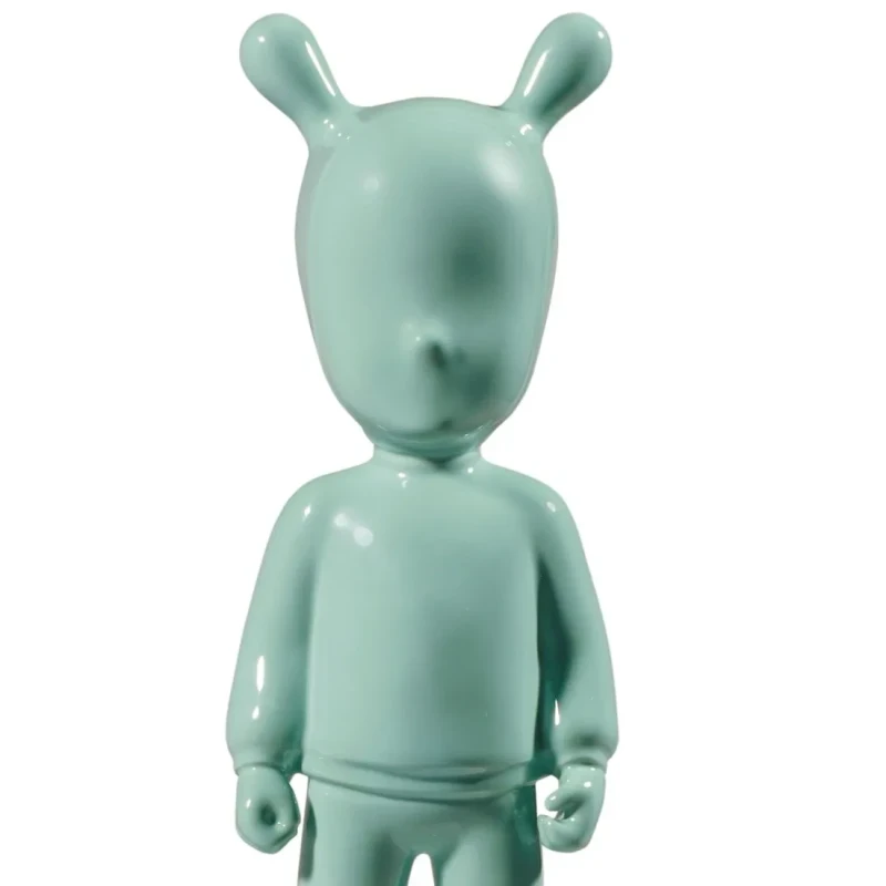 Lladró - Scultura The Green Guest - Verde / Bianco