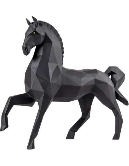 Lladró - Horse Sculpture - Matt Black