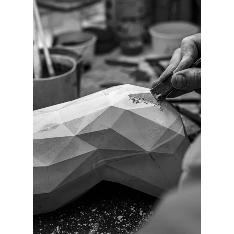 Lladró - Scultura Cavallo - Nero opaco