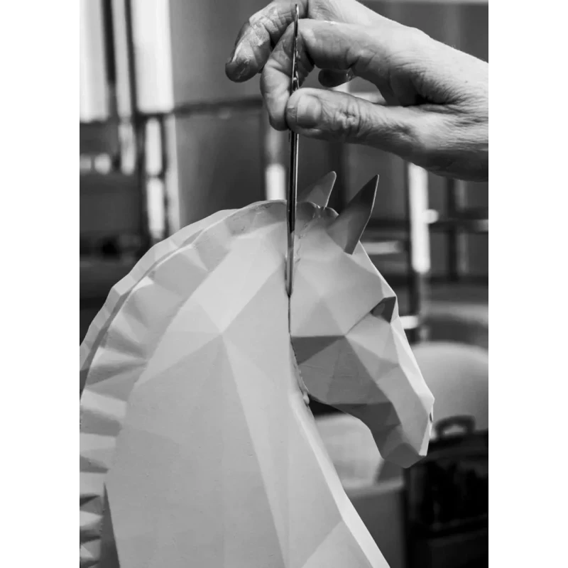 Lladró - Scultura Cavallo - Nero opaco