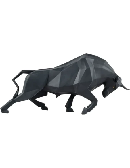 Lladró - Bull Sculpture - Matte Black