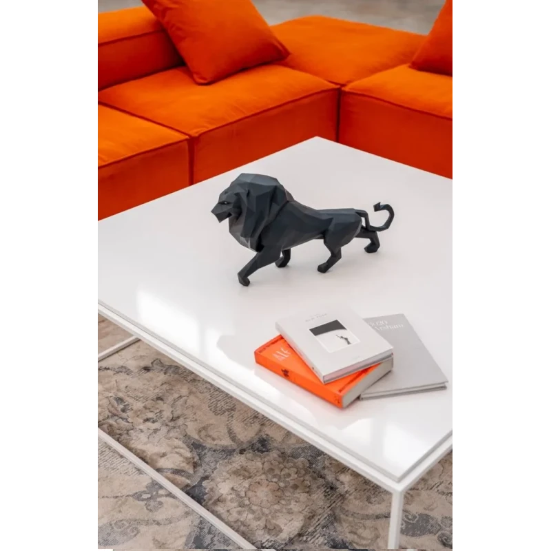 Lladró - Scultura Leone - Nero opaco