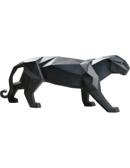 Lladró - Scultura Pantera - Nero opaco