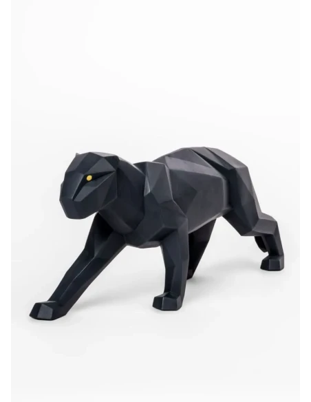 Lladró - Scultura Pantera - Nero opaco