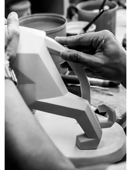 Lladró - Pantera Sculpture - Matte Black