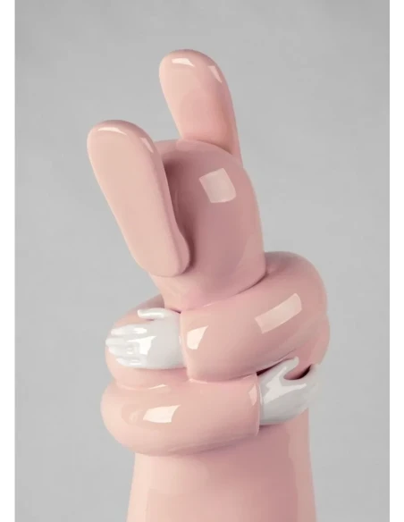 Lladró - Embraced Pink Sculpture - Porcelain
