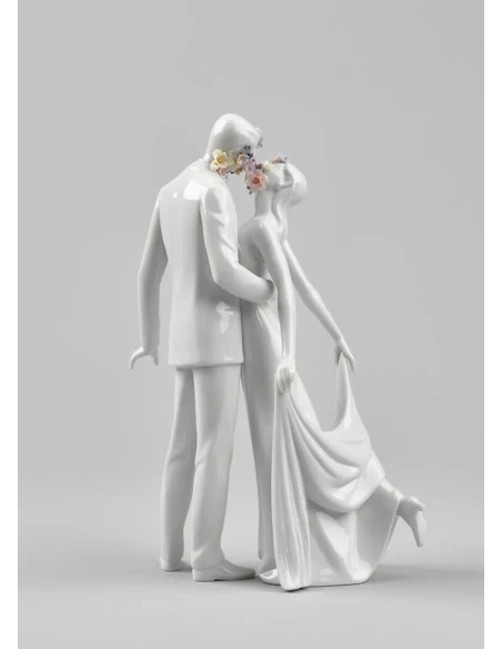 Lladró - Scultura Amore I Fiori - Porcellana