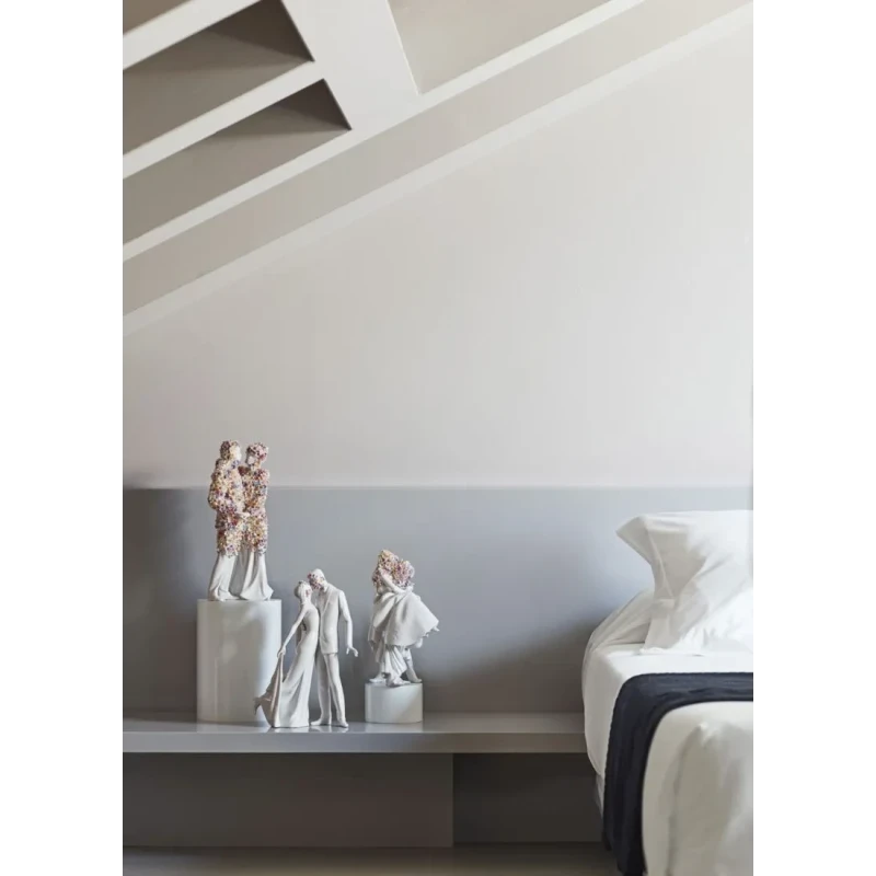 Lladró - Scultura Amore II Fiori - Porcellana