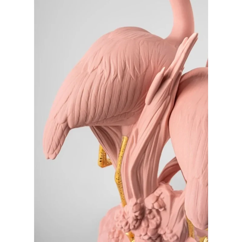 Lladró - Scultura Fenicotteri - Rosa