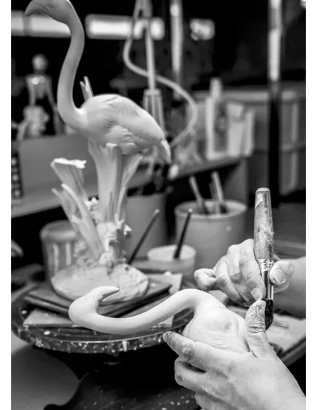 Lladró - Flamingos Sculpture - Pink