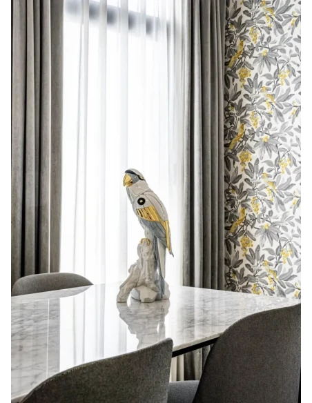 Lladró - Cyborg Macaw Sculpture - Porcelain