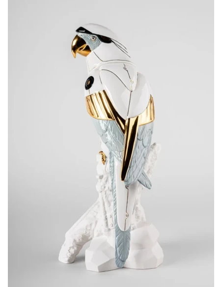 Lladró - Cyborg Macaw Sculpture - Porcelain