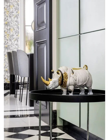 Lladró - Scultura Rinoceronte Cyborg - Porcellana