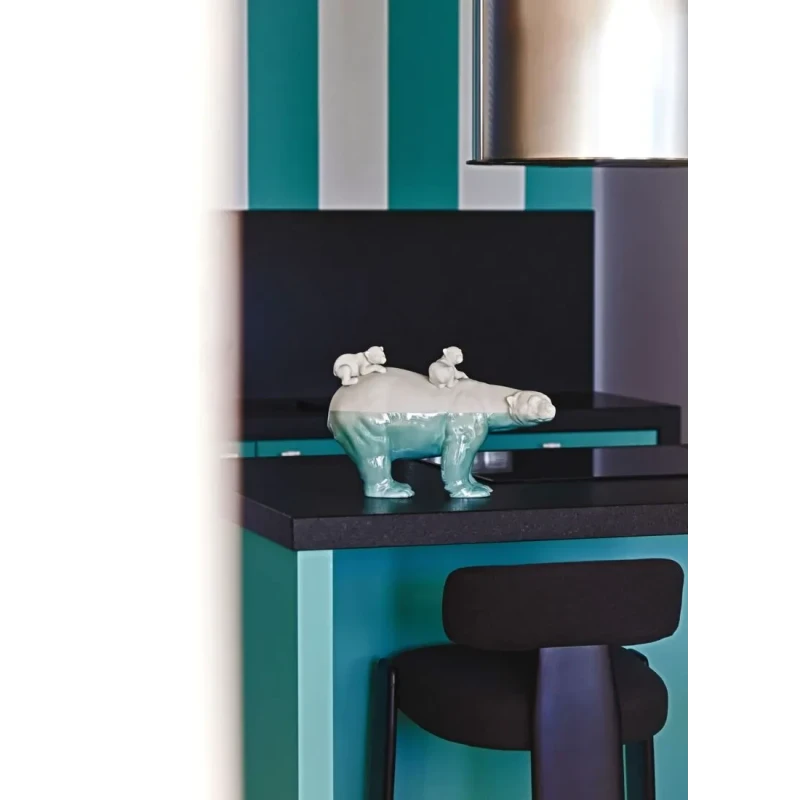 Lladró - Scultura Mamma Orsa e i Suoi Piccoli - Underwater