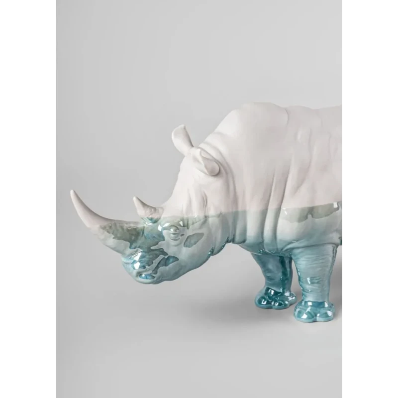 Lladró - Rhino Sculpture - Underwater