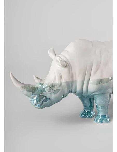Lladró - Rhino Sculpture - Underwater