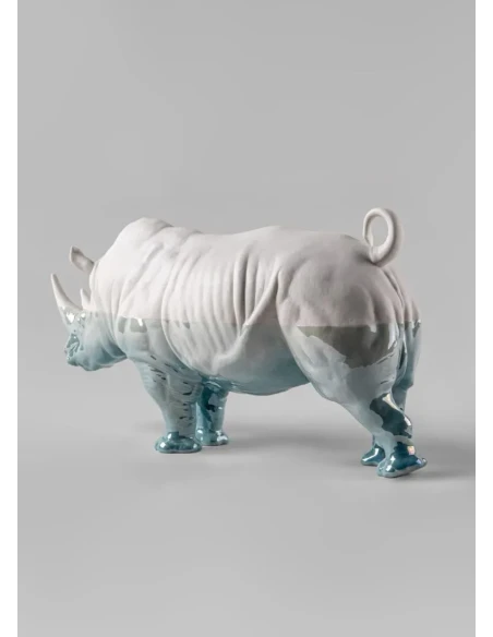 Lladró - Rhino Sculpture - Underwater