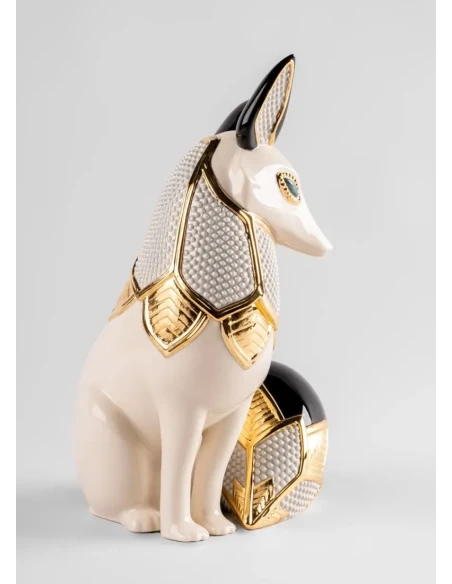 Lladró - Jewel Fox Sculpture - Porcelain