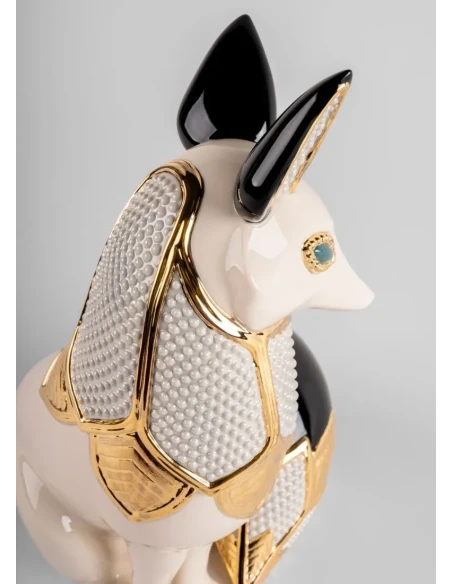 Lladró - Jewel Fox Sculpture - Porcelain