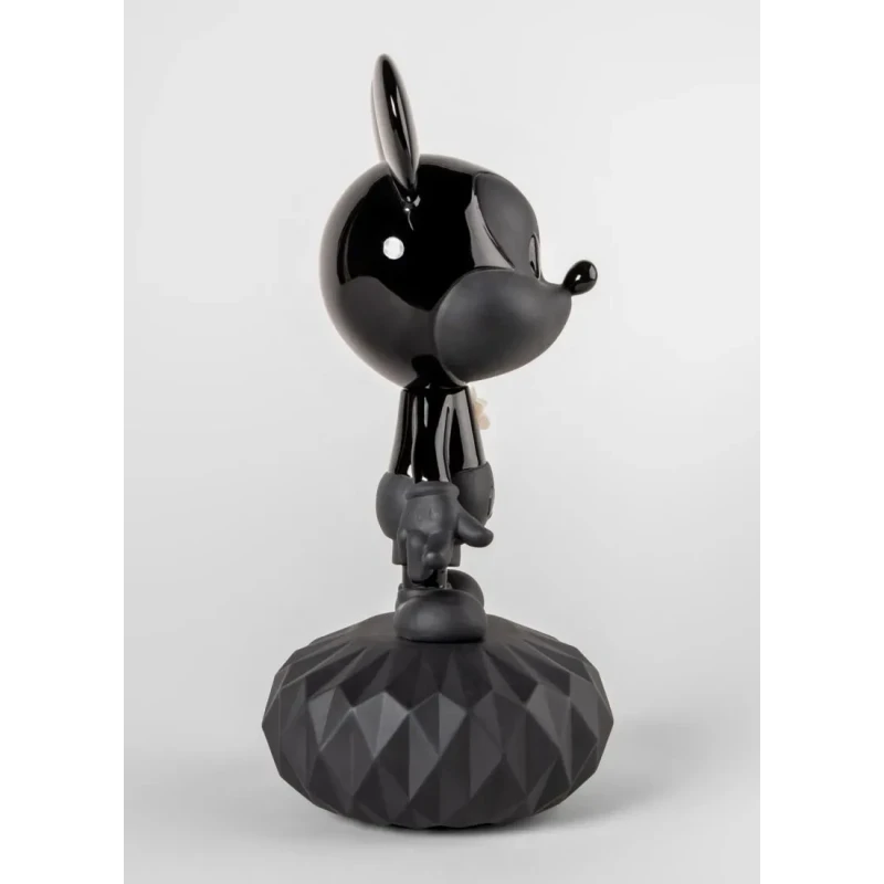 Lladró - Scultura Mickey Total Black - Nero