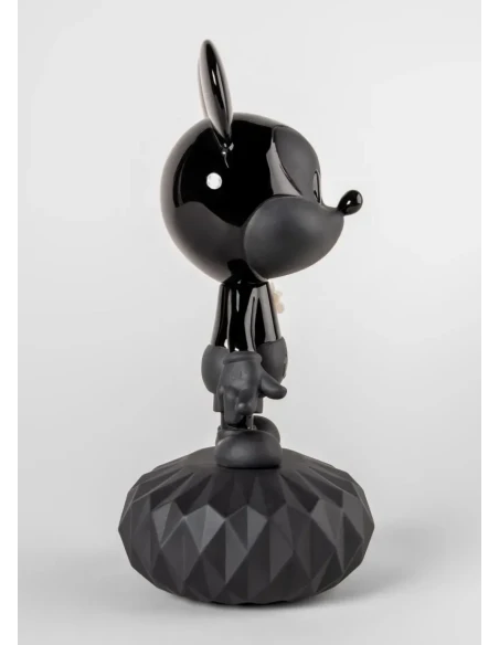 Lladró - Scultura Mickey Total Black - Nero