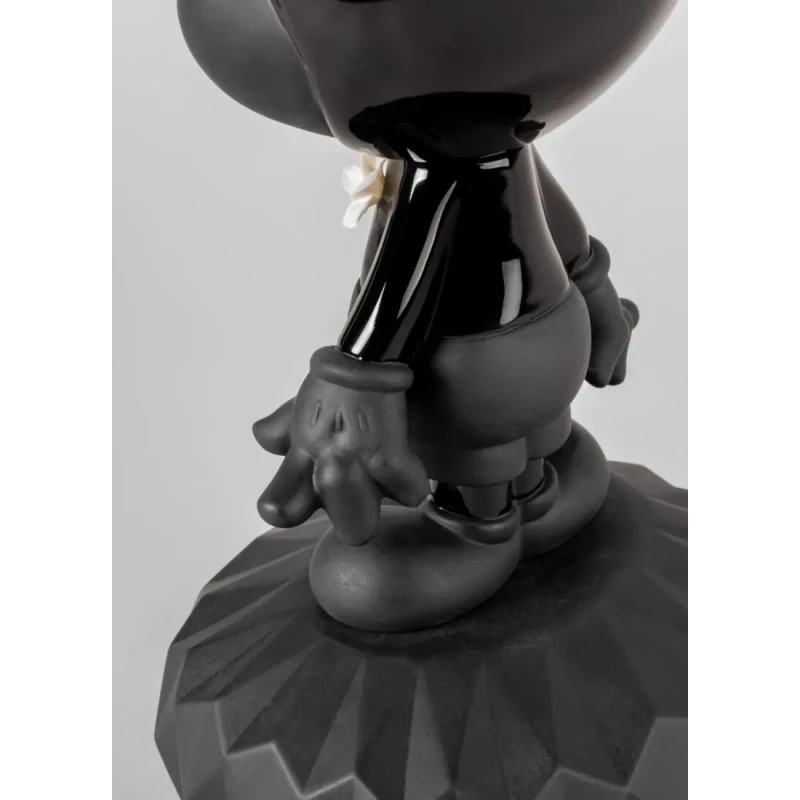 Lladró - Scultura Mickey Total Black - Nero