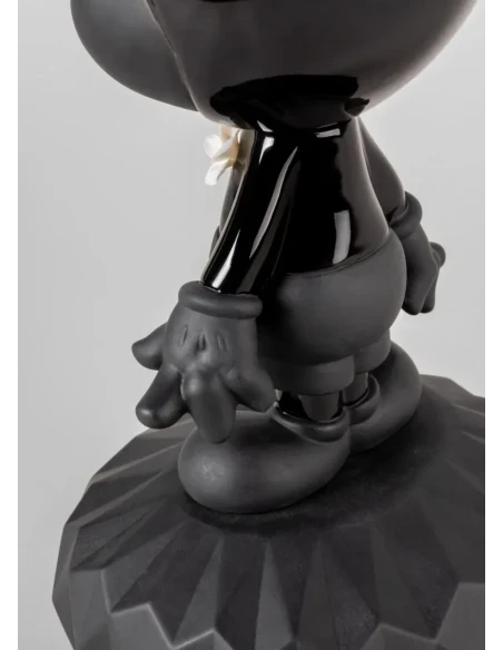 Lladró - Scultura Mickey Total Black - Nero
