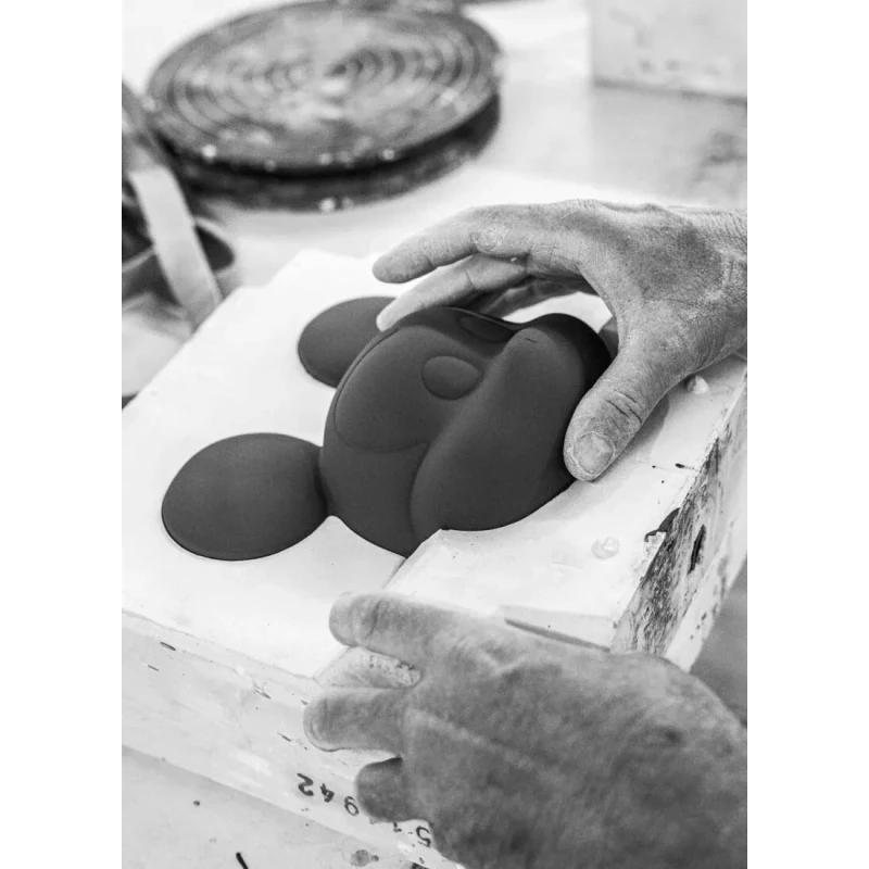 Lladró - Scultura Mickey Total Black - Nero