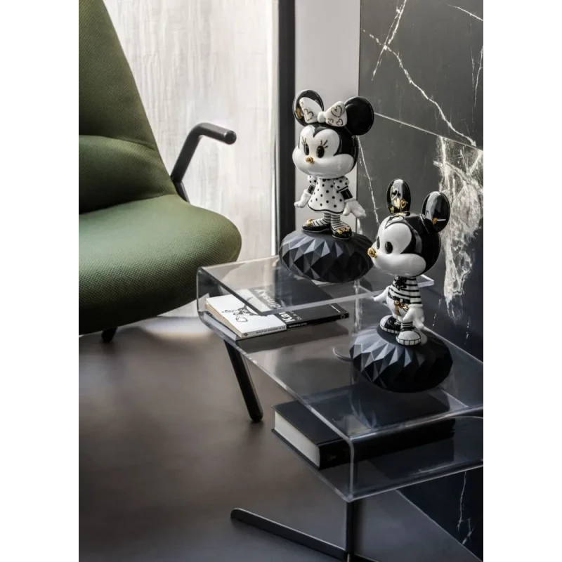 Lladró - Mickey Sculpture - Black and White