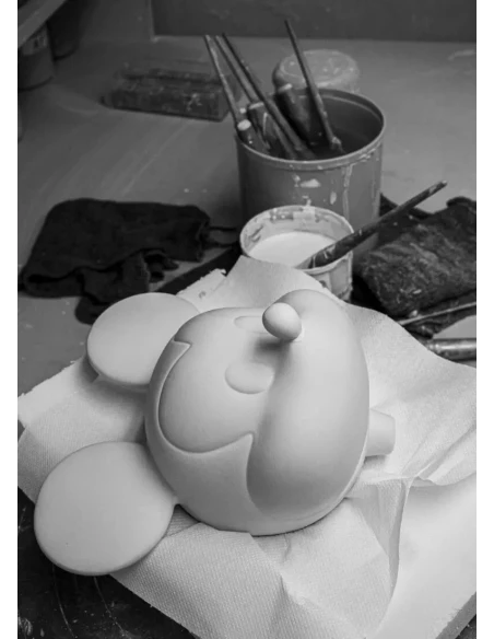 Lladró - Mickey Sculpture - Black and White