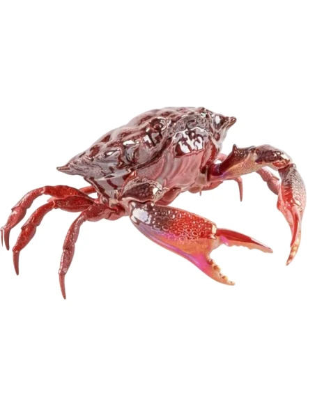 Lladró - Red Crab Sculpture - Porcelain