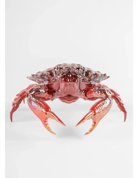 Lladró - Red Crab Sculpture - Porcelain