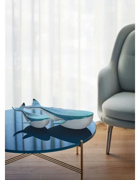 Lladró - Whale Sculpture - Porcelain