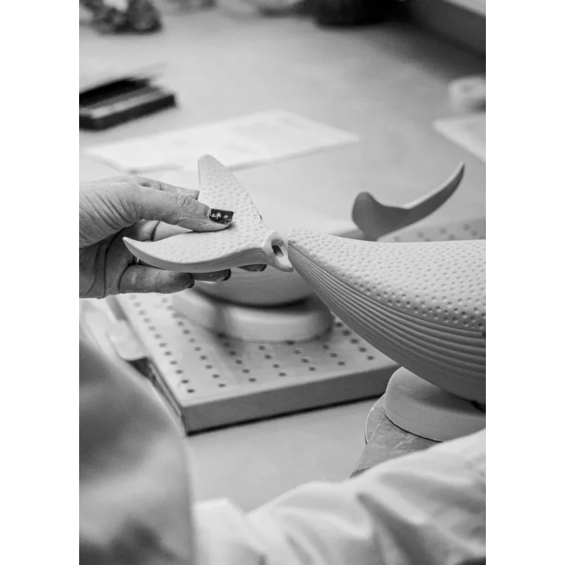 Lladró - Whale Sculpture - Porcelain