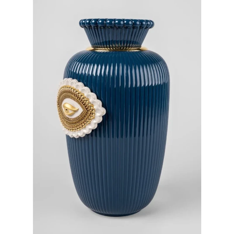 Lladró - Lover's Eyes Vase - Blu