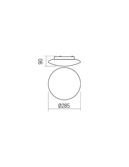 Redo Group - Antiba Ceiling Lamp - White