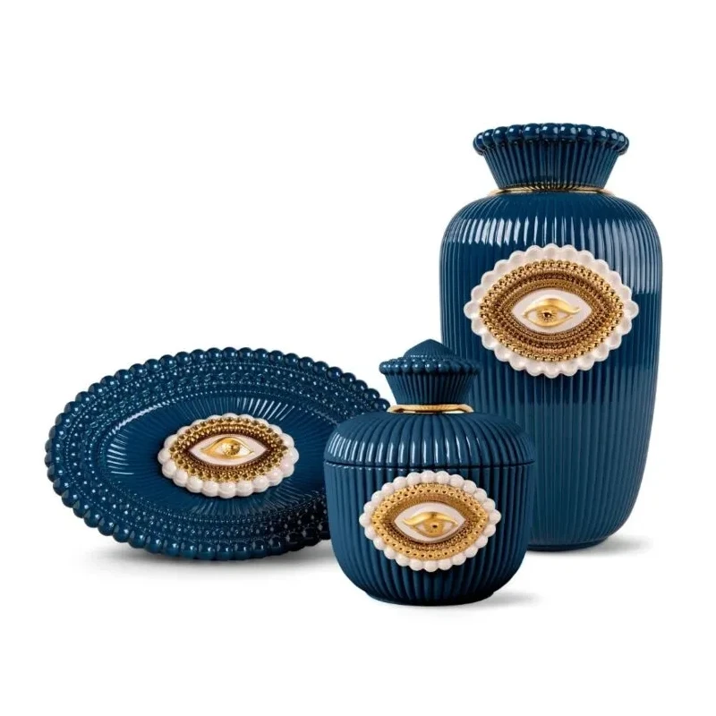 Lladró - Portagioie Lover's Eyes - Blu