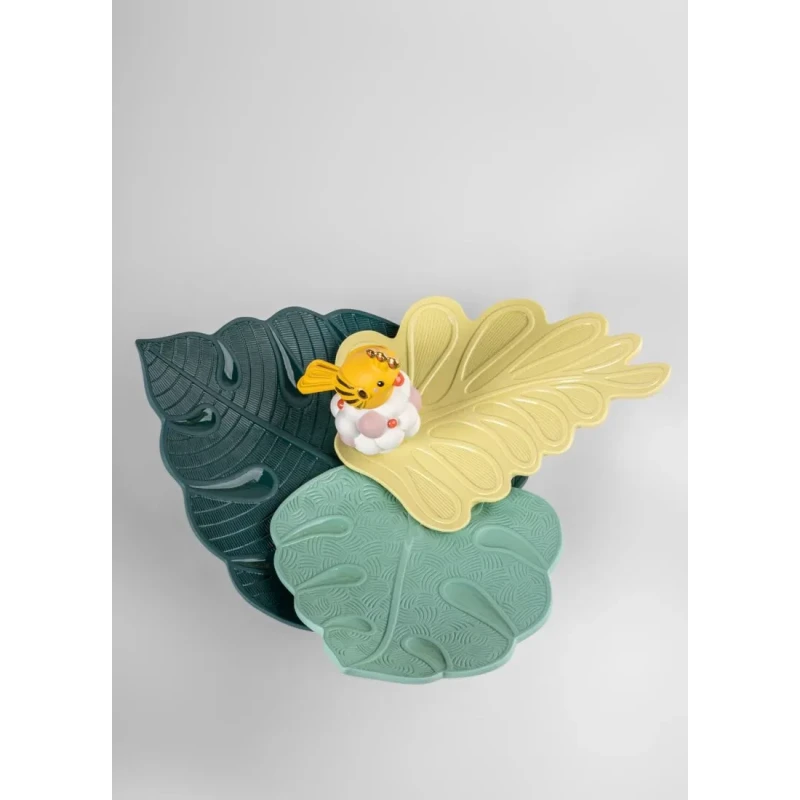 Lladró - Utopical Centerpiece - Green