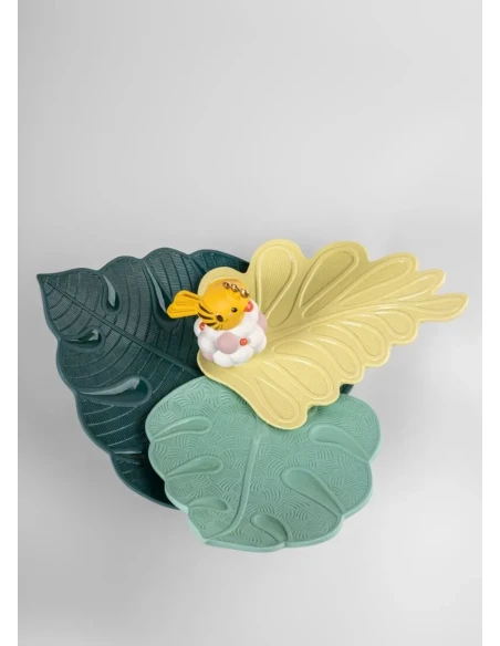 Lladró - Utopical Centerpiece - Green