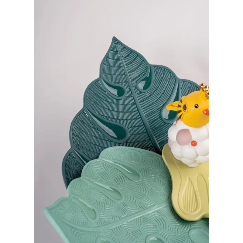 Lladró - Utopical Centerpiece - Green