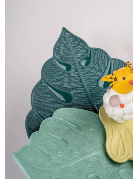 Lladró - Utopical Centerpiece - Green