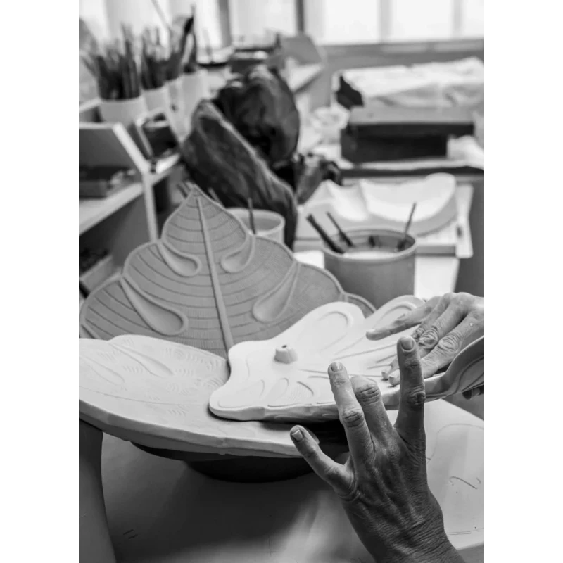 Lladró - Utopical Centerpiece - Green