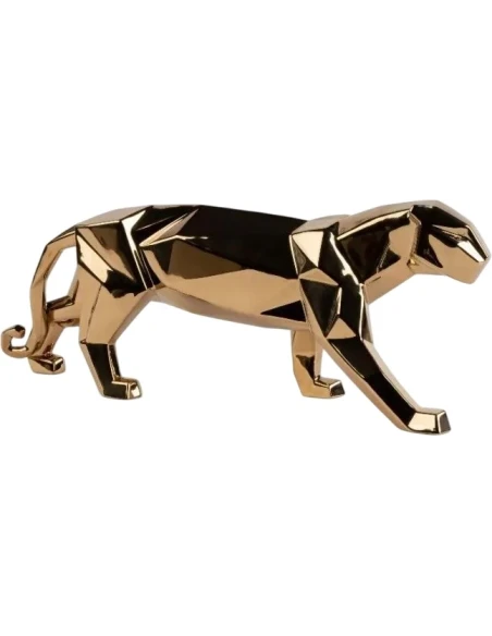 Lladró - Panther Sculpture - Gold