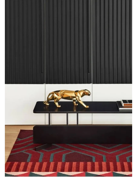 Lladró - Panther Sculpture - Gold