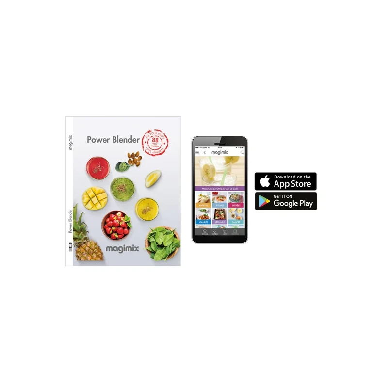 Magimix - Frullatore Blender Power 3 - Cromato